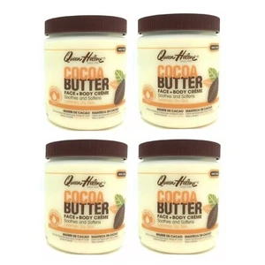 4x Queen Helene Kakaobutter Creme für Gesicht + Körper extrem trockene Haut 15 oz / 425g - Bild 1 von 1
