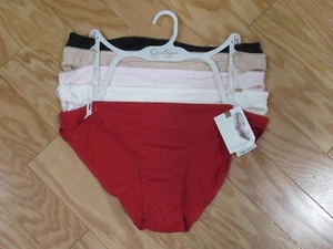 Bragas de bikini Jessica Simpson para mujer sedosas ultra coquetas grandes ~~5 pares~ - Imagen 1 de 3