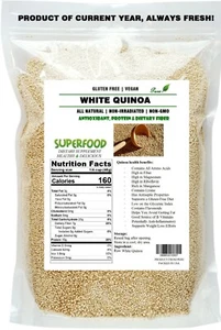 24 LB 100%~FRESCA QUINUA VEGANA PREMIUM SIN GLUTEN no OGM - Imagen 1 de 3