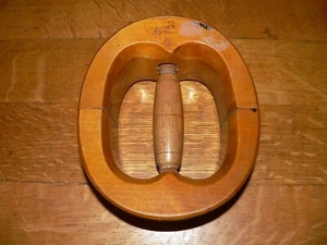 Vintage Wooden Millinery Hat Stretcher Size 6-3/4 Adjustable Hat Block - Picture 1 of 5