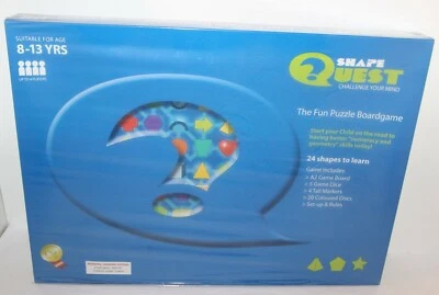 Shape Quest Challenge Your Mind Board Game Brand New Sealed 2004 8-13 Yrs - Image 1 of 3