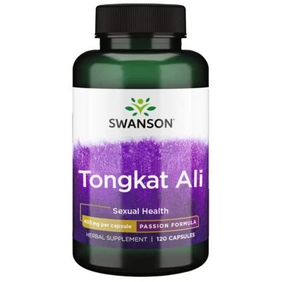 100% PURE SWANSON TongkaAli 400mg 120 Kaps Long Jack 120/240/360 /480 Kaps