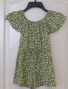 Zunie 2 pack Rompers Sunshine /Sage Girl's Size XS(4/5) - M(7/8) NWT - Picture 1 of 4