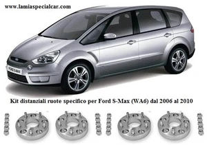 KIT 4 DISTANZIALI RUOTE SPECIFICI PER " FORD S-MAX "dal 2006 al 2010 SP.20MM.. - Foto 1 di 5