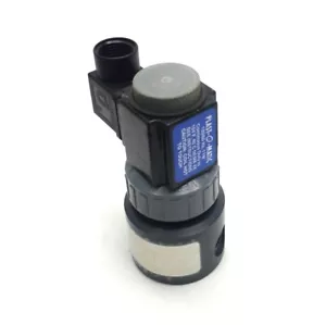 Plast-O-Matic EAST2V8W11-PV 2-Way Solenoid Valve, NC, 70PSI, 1/4"NPT, 120VAC - Picture 1 of 8