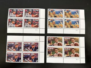 US Stamps SC# 3147-3150 Football Coaches 32c PB's MNH 1997 - Picture 1 of 1