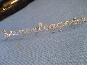 Maserati 3500 Aston Martin Touring Superleggera Script Logo 90 mm S53 - Picture 1 of 1