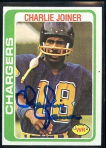 Charlie Joiner signed autographed Auto 1978 Topps card #338 HOF - Picture 1 of 1