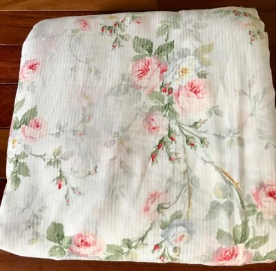 RALPH LAUREN MEADOW WAY FLORAL ROSE FULL/QUEEN  DUVET COMFORTER COVER - Image 1 of 4