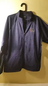 New Men's Colosseum Large Navy Gonzaga Bulldog Full-Zip Jacket 100% Polyester - Picture 1 of 11