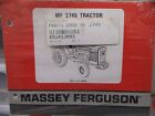Massey Ferguson MF 2745 Tractor Parts Manual Book