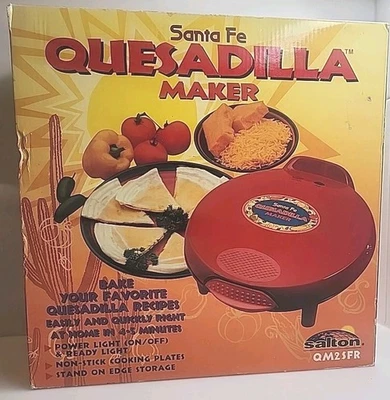 НОВАЯ модель Santa Fe Quesadilla Maker QM2SFR от Salton новая в коробке - Изображение 1 из 3