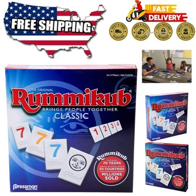 Rummikub - The  Strategy Tile Game for Family Fun | Ages 8+, 2-4 Players - Image 1 of 4