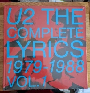 U2 The Complete Lyrics, Vol 1, 1979-1988, Brand New, Sealed Book - Picture 1 of 9