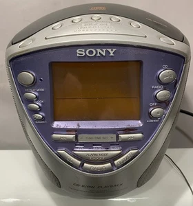 Sony ICF-CD853V Dream Machine Alarm TV Weather FM/AM 4Band CD Player Clock Radio - Picture 1 of 4