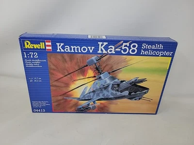 Revell Kamov Ka-58 Stealth Helicopter 1/72 Scale Model Kit 04413 SEALED - Image 1 of 4