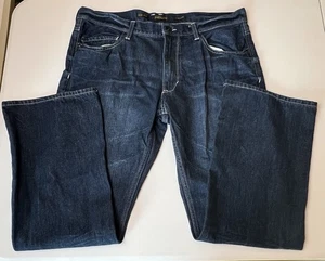 Stivaletto Helix slim uomo 36x30 blu jeans lavaggio scuro tasche ricamate 100% cotone - Foto 1 di 10