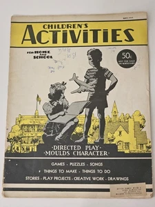 Lot of 7 Vintage CHILDREN's ACTIVITIES Magazine Home & School 1947-1949 - Bild 1 von 8