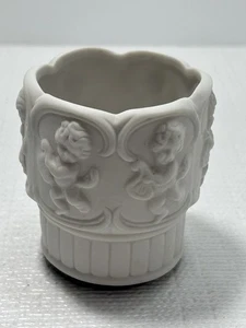 Vintage HOMCO Japan CHERUBS White Porcelain Votive HOLDER - Picture 1 of 8