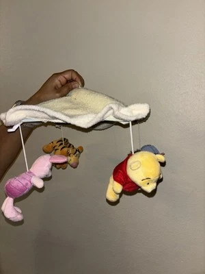 Vintage Winnie the Pooh And Friends Crib Mobile - Image 1 of 2