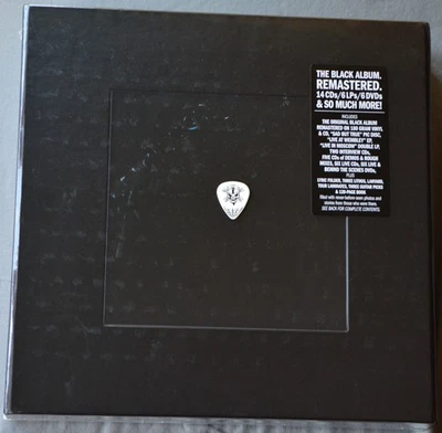 Metallica - Black Album Deluxe Box Set - Book 14-CD, 6-DVD, 6-LP Factory Sealed - Image 1 of 4