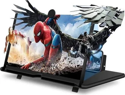 14" Screen Magnifier for Cell Phone, Mobile Phone 3D HD Magnifying Projector ... - Image 1 of 4