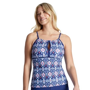 Free Country Women's 2-in-1 Keyhole Tankini Top - Picture 1 of 11