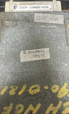 E5DF-12A650-NZB ecm ecu computer 1986 Ford Mustang - Image 1 of 2