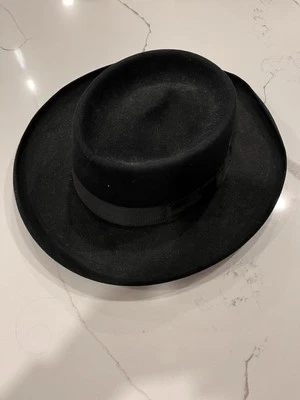 Sombrero Fedora Chalfonte New York Vintage - Talla 6 3/4 - Etiqueta Unión Estilo Clásico Foto 1 de 4