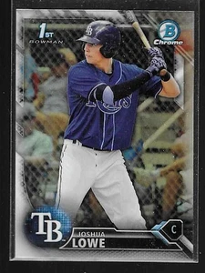 2016 Bowman Chrome Draft JOSH LOWE prospect Refractor rookie bdc 70 joshua rays - Picture 1 of 1