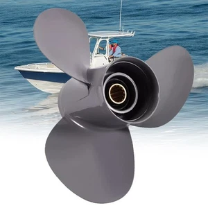 Hot! 11 1/4 x 13 Aluminum Boat Propeller for HONDA Engines 35-60HP 13 Spline RH - Picture 1 of 5