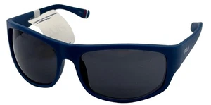 Fila Herren mattblau rechteckige Sonnenbrille mit Seitenschutz, rauchfarbene Gläser SF9347 0C03 - Bild 1 von 13