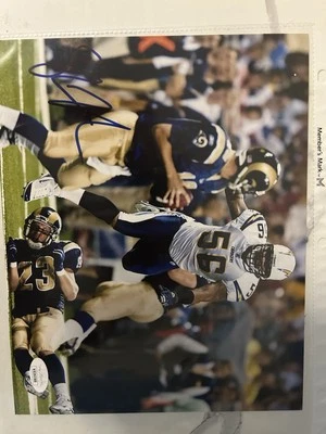 Shawn Merriman Signed San Diego Chargers 8x10 Photo JSA Certified - Image 1 of 3