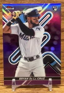 BRYAN De La CRUZ Purple Refractor /250 Rookie | 2022 Topps Finest YANKEES - Picture 1 of 2