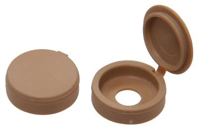 THE HILLMAN GROUP 59054 Hinge Screw Cover 1/4inch Beige 10pack