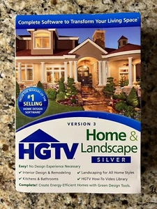 Nova Development HGTV Home & Landscape Silver Software Version 3 Used , D8 - Picture 1 of 10