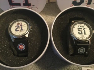 Sosa #21 & Ichiro #51 Watches by Game Time/MLBP 2004 Complete NIB,both.Wow! - Picture 1 of 8