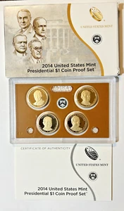 2014 Presidential Coin Proof Set in original US Mint holder  w/OGP & COA. - Picture 1 of 4