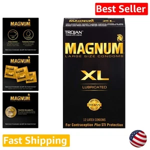XL Size Lubricated Latex Condoms - 30% Larger for Comfort & Safety - Pack of 36 - Picture 1 of 11