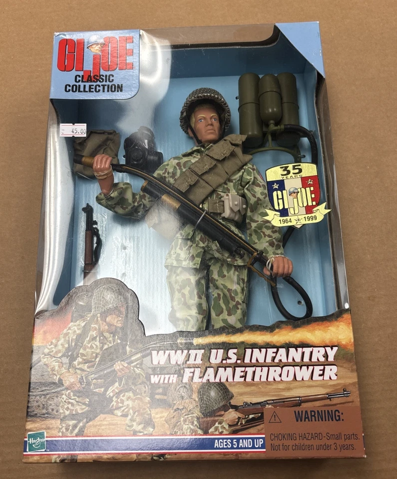Gi Joe 12inch WWII U.s. Infantry With Flamethrower