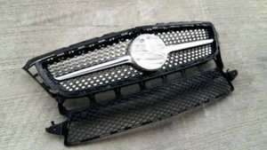 Glossy Black Grille Star Look Fit FOR 10-14 BENZ W218 CLS Class AMG LOOK BUMPER - Imagen 1 de 2