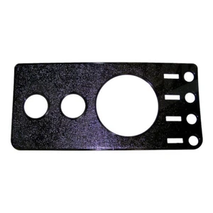 Dash Overlay Panel No Radio Cutout for Jeep CJ CJ5 CJ7 1976-1986 Black 5457117NR - Picture 1 of 2