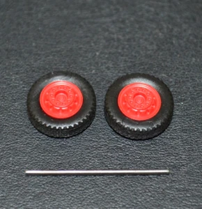 1:87 (H0) - Herpa 2 x LKW-Räder für Vorderachse 12 mm/ Achse 25 mm - Zubehör - Bild 1 von 1