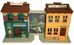 Vintage Fisher Price Play Family Sesame Street House #938 Hoopers Store 1974 - Picture 1 of 20