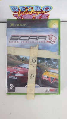 SCAR SQUADRA CORSE ALFA ROMEO PEGI 3 XBOX ITALIANO SIGILLATO 2005 PAL BLACK BEAN - Immagine 1 di 3