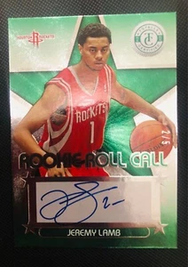 2012 Panini Totally Certified Jeremy Lamb Houston Rockets RC Auto /5 #12 - Picture 1 of 24