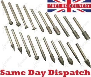 Diamond Burrs Variation 6/8/10mm Fine Grit Polishing Engraving Tile Glass Stone - Picture 1 of 20