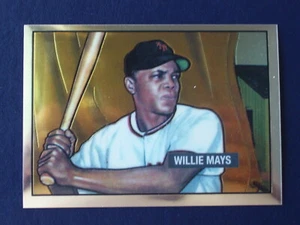 2001 BOWMAN CHROME rookie ristampe WILLIE MAYS #15 - Foto 1 di 1