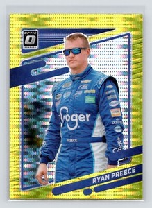 2022 Panini Donruss Nascar #41 Optic Ryan Preece   Gold Pulsar