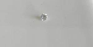 Natural Loose Round Cut Diamond 1pc 0.11 Carat - Picture 1 of 3